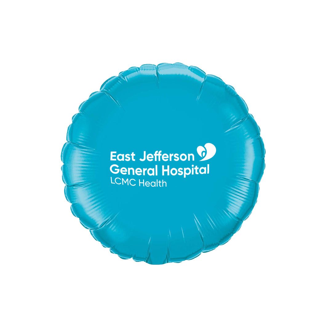 East Jefferson General Hospital 18” Microfoil Balloon with 1 Color Imprint