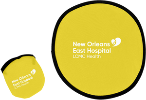 New Orleans East Hospital 10" Flying Disc with Matching Pouch