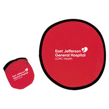 Load image into Gallery viewer, East Jefferson General Hospital 10&quot; Flying Disc with Matching Pouch
