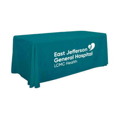 East Jefferson General Hospital 6' Seamless Throw Table Cover