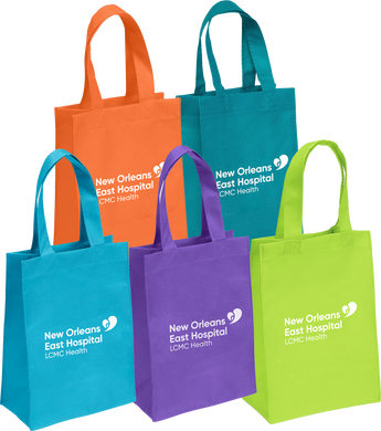 New Orleans East Hospital Low Quantity Non Woven Tote Bag (Small)