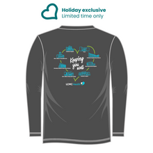 Load image into Gallery viewer, CLOSE OUT- Personal Item 2024 Holiday Exclusive Dark Grey Heather  Long Sleeve Tee Shirt