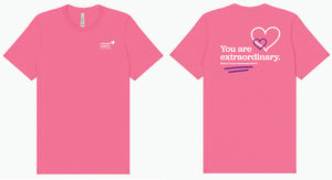 While Supplies Last- Personal Item Pink Breast Cancer Awareness Tee Shirt (Lakeside)