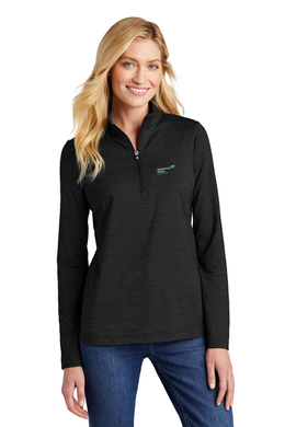 Woldenberg Village Personal Item Ladies Travis Mathew Crestview 1/4 Zip with Embroidered Logo