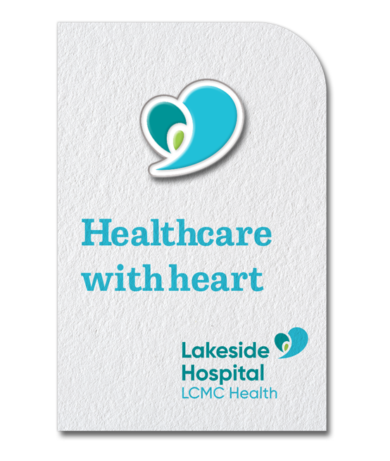 Lakeside Hospital Heart Lapel Pin
