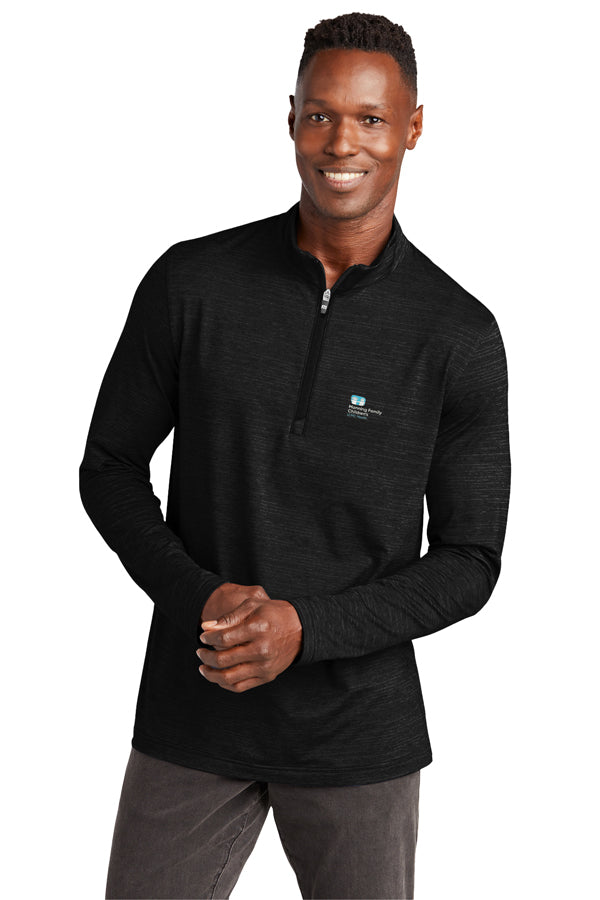 Manning Family Children's Personal Item Travis Mathew Crestview 1/4 Zip with Embroidered Logo