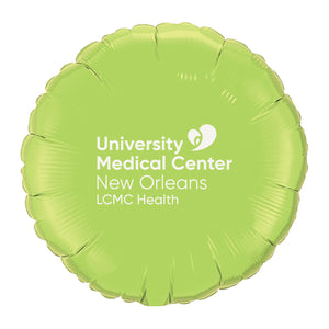 University Medical Center 18” Microfoil Balloon with 1 Color Imprint