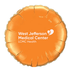 West Jefferson Medical Center 18” Microfoil Balloon with 1 Color Imprint