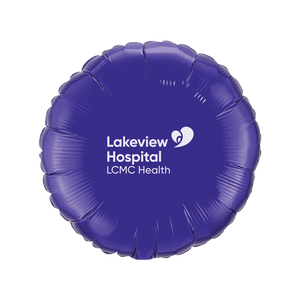 Lakeview Hospital 18” Microfoil Balloon with 1 Color Imprint