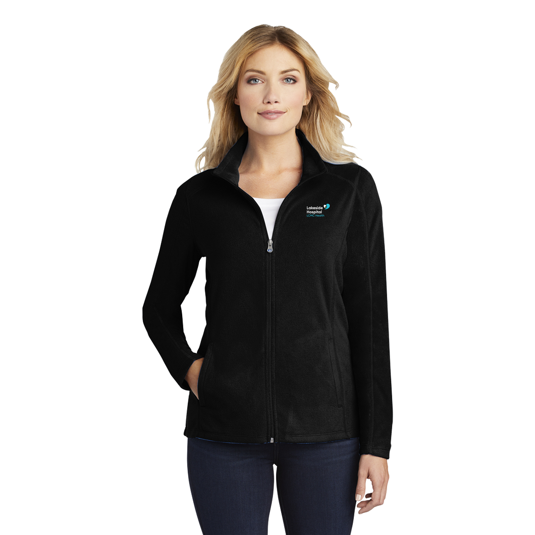 Lakeside Hospital Personal Item Ladies Micro Fleece Jackets with Embroidered Logo