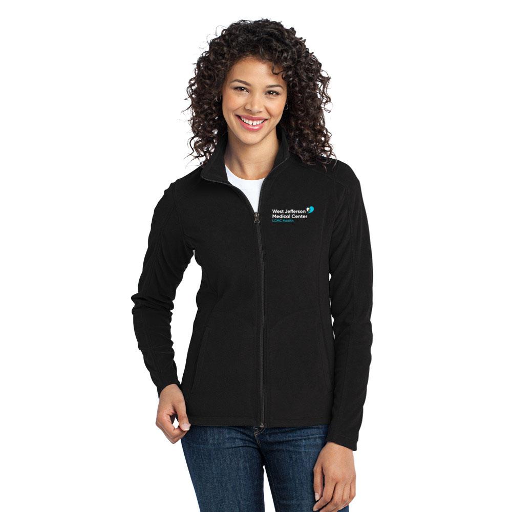 West Jefferson Medical Center Personal Item Ladies Micro Fleece Jackets with Embroidered Logo
