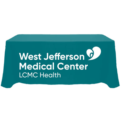 West Jefferson Medical Center  6' Seamless Throw Table Cover
