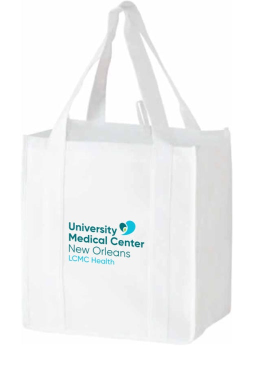 University Medical Center White Non Woven Shopper Tote Bag
