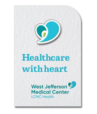 West Jefferson Medical Center Heart Lapel Pin