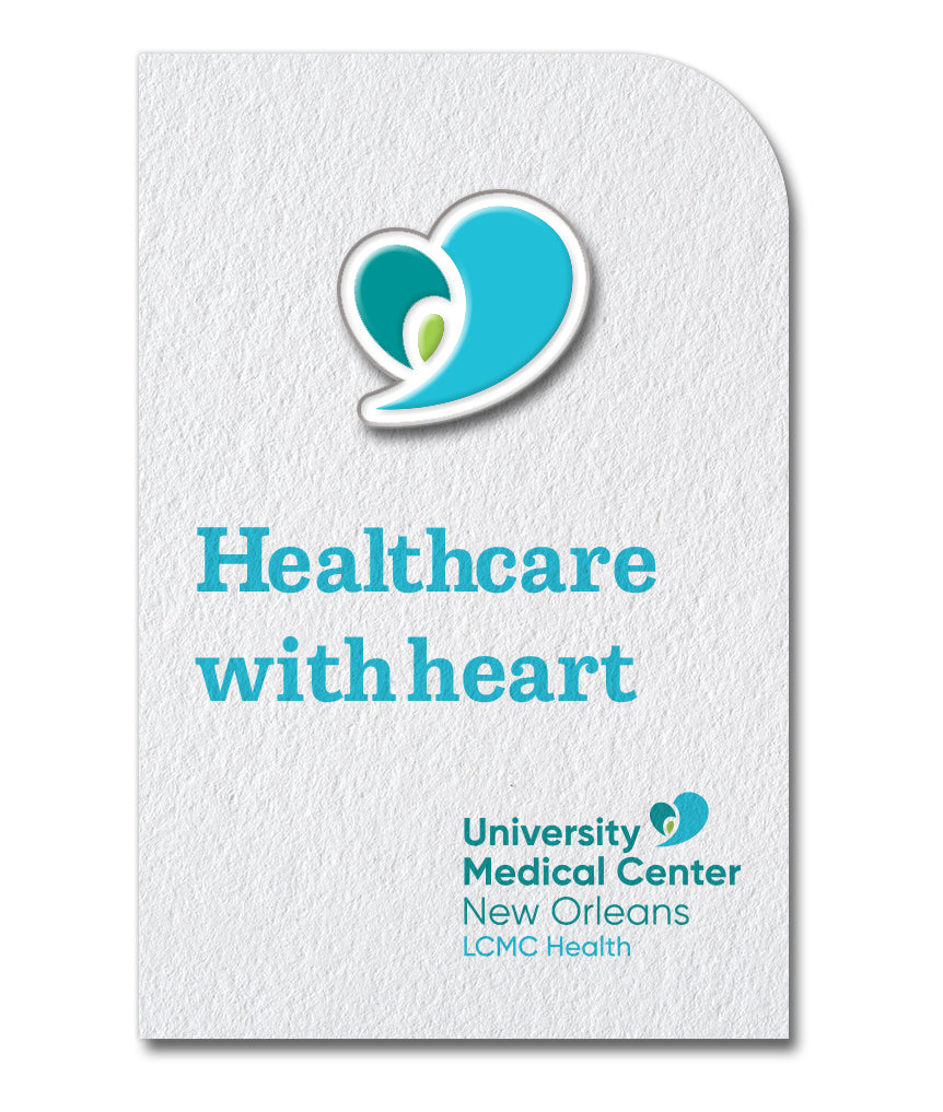 University Medical Center Heart Lapel Pin – LCMC Health Store