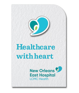 New Orleans East Hospital Heart Lapel Pin