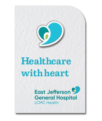 East Jefferson General Hospital Heart Lapel Pin