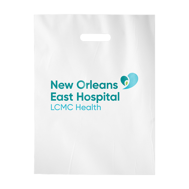 New Orleans East Hospital Plastic Bag