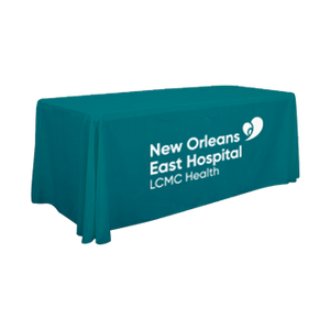 New Orleans East Hospital 6' Seamless Throw Table Cover